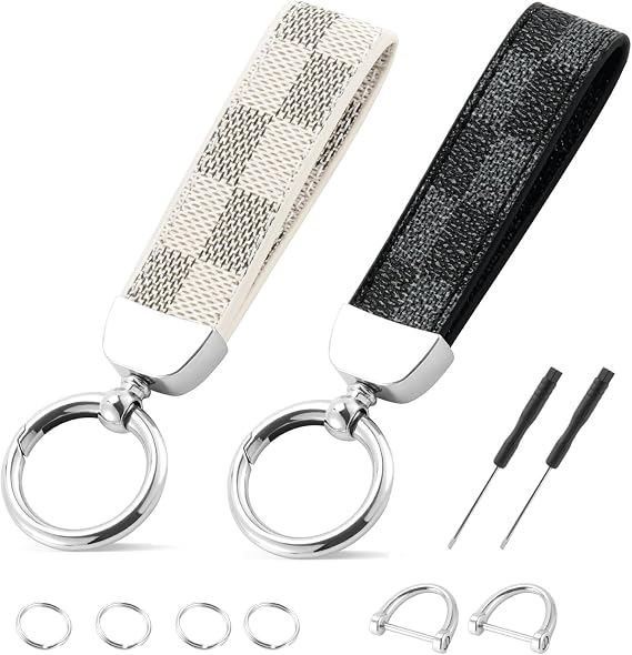 Business Leather Keychain Set - Key Holder