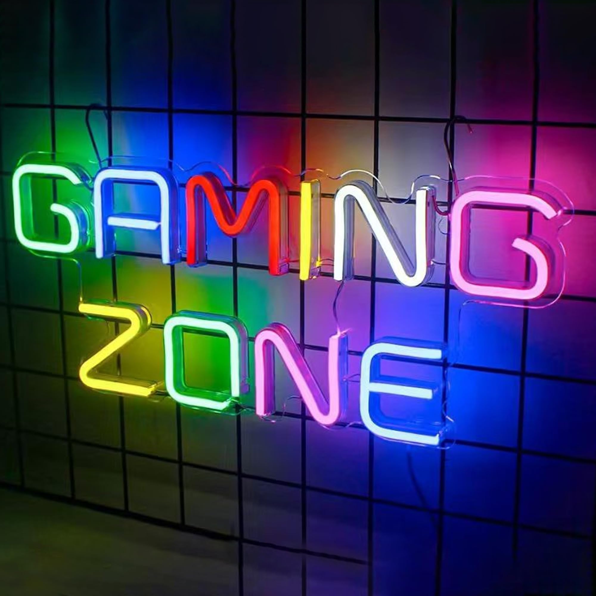 Insegna Al Neon LED Personalizzabile – Luce Notturna 30x40cm, Acrilico 3D, Blu E Arancione - 5