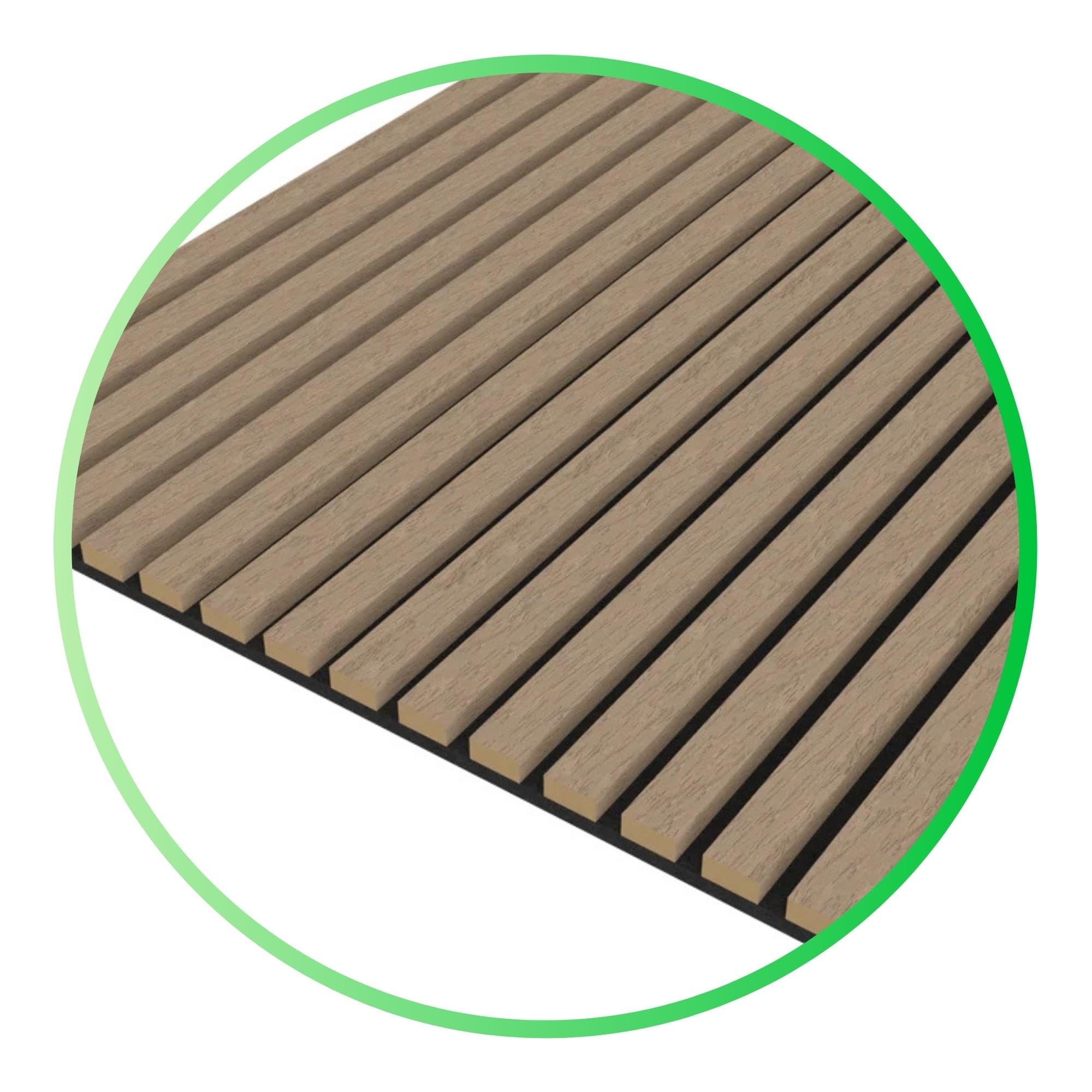Tuda Grass Direct Walnut Luxury Acoustic Wall Slatted 3D Wood Veneer Panels Series 1 - Sample