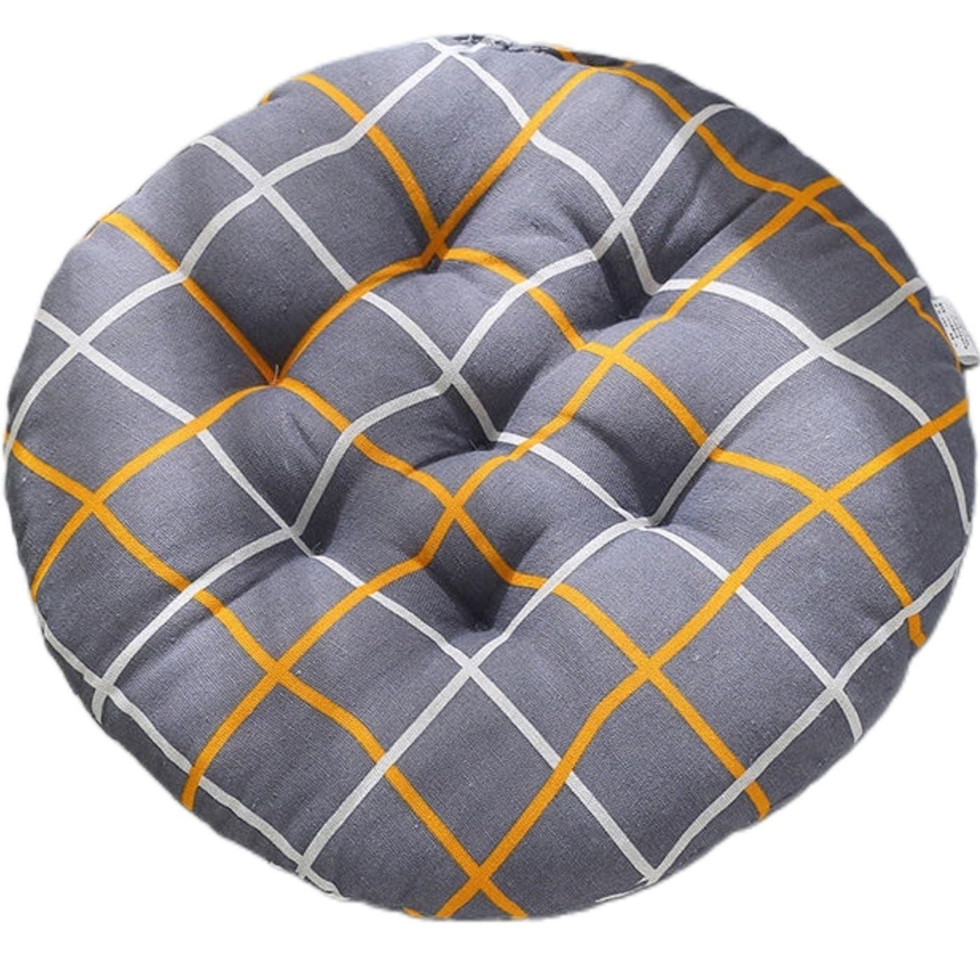 ZZDZW Round Chair Cushion Dia 35 40 45 50 Cm Circular Chair Pad Outdoor Indoor Seat Cushion For Seat Is Very Soft Butt Pad For Kitchen Stool Cushions For Chairs Decoration(Color 1,45x45 cm)