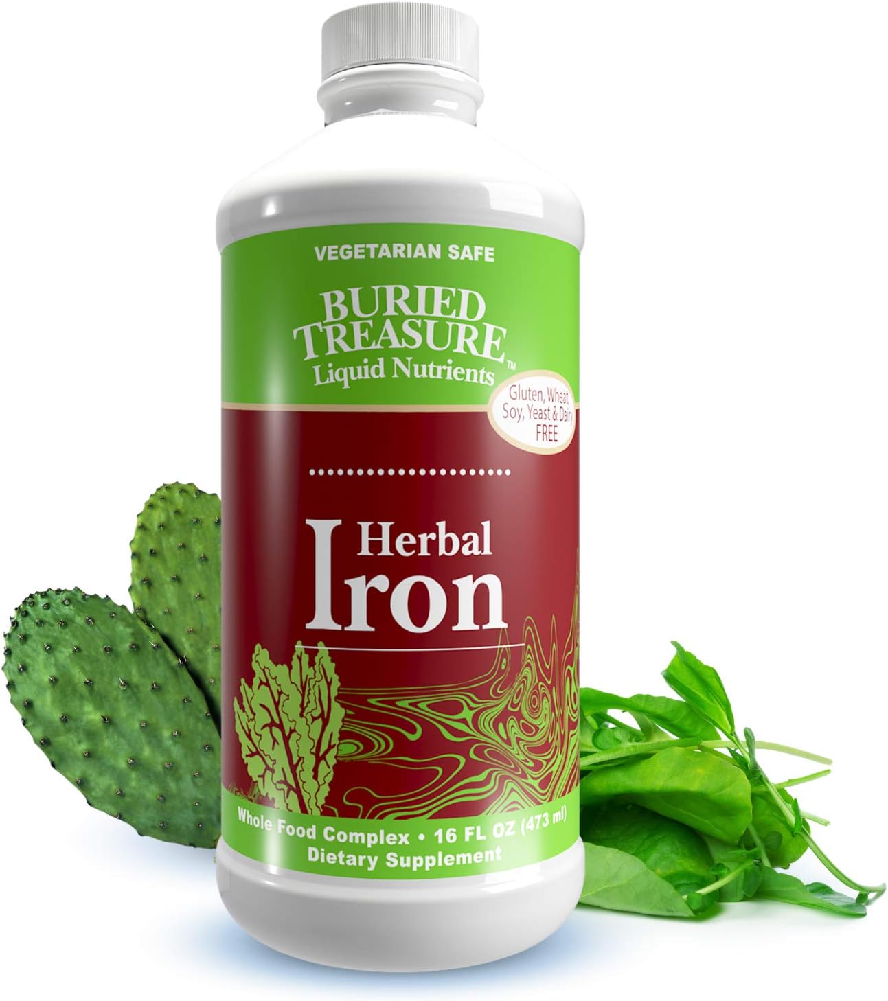 Buried Treasure Suplemento de hierro a base de hierbas