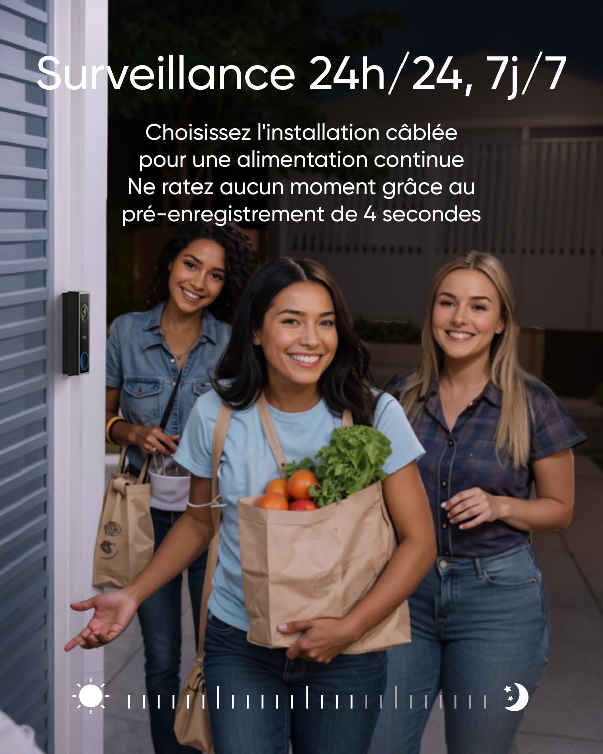 eufy Security Sonnette vidéo C31, 2K FHD
