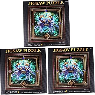 TOYANDONA 3 Conjuntos De 300 Peças Quebra-Cabeça Para Adultos Quebra-Cabeças Para Adultos Quebra-Cabeças Para Adultos Crianças Quebra-Cabeça Grande Pintura Quebra-Cabeças Desafiadores