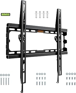 VonHaus Ultra Slim TV Wall Mount Bracket for 32-55" LCD, LED, 3D & Plasma Screens - Max. VESA 400x400