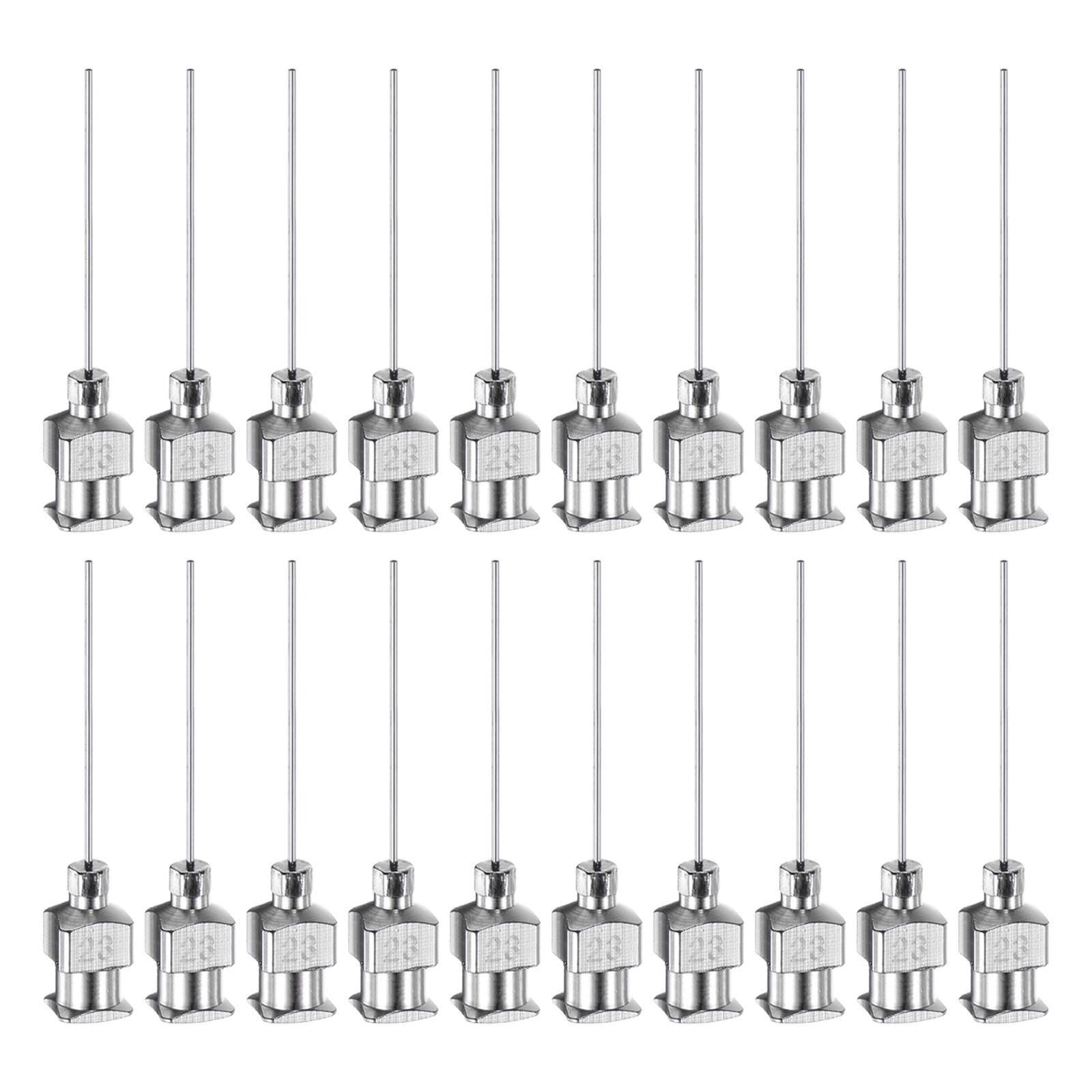 HARFINGTON 20pcs 18Gauge Stainless Steel Dispensing Needles, 1" All Metal Glue Needle Tube Blunt Tips Luer Lock for Thick Liquids, Ink, Glue, Lab Use — Amazon image 18