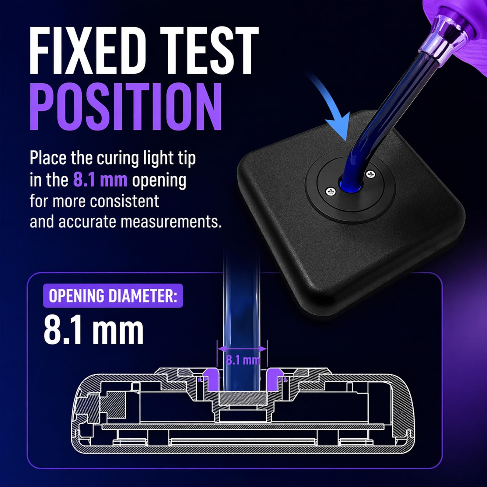 AH-DCLM Lichtmessgerät für blaues und UV-Licht
