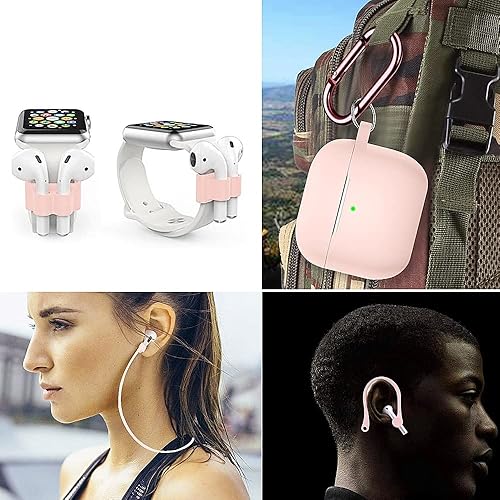 Miniatura 6 de SaharaCase - Kit de accesorios de silicona para Apple AirPods 3 (3 generación 2021) resistente Protección de cuerpo completo, agarre antideslizante,