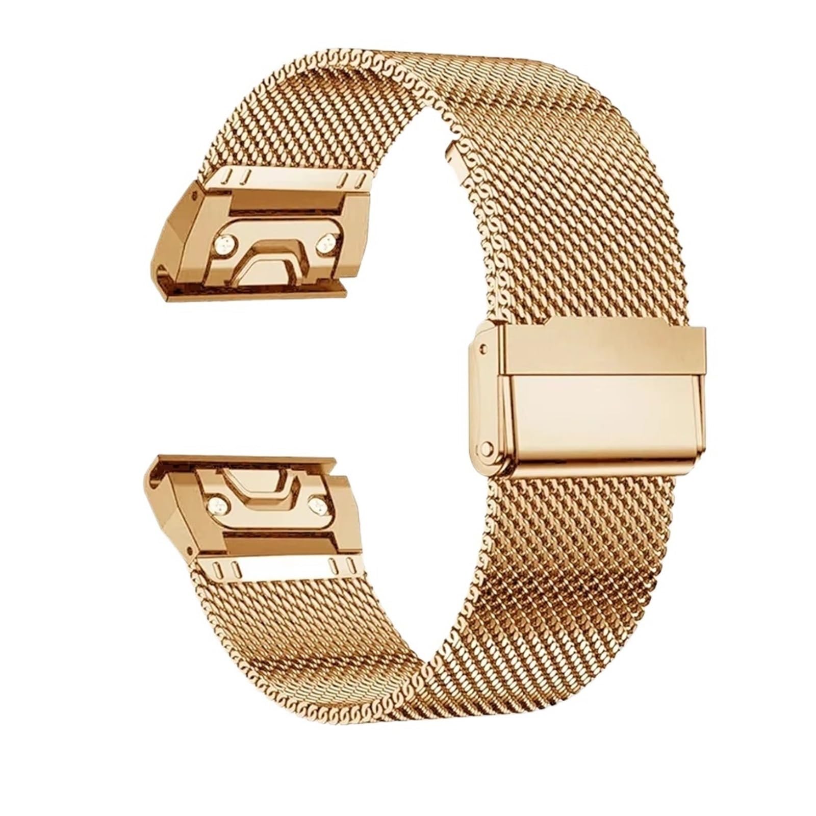 1.0 Siatkowy pasek ze stali nierdzewnej do smartwatcha Garmin zapasowy pasek 20 mm 22 mm 26 mm metalowa opaska na nadgarstek bransoletka pasek akcesoria paski do zegarków