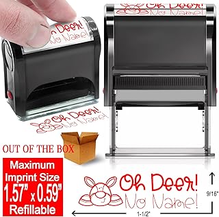 Self-Inking-Teacher-No-Name-Stamps for School Grading Teacher Stamps for Classroom Supply No Name Stamp for Teachers Supplies Refillable(No Name)