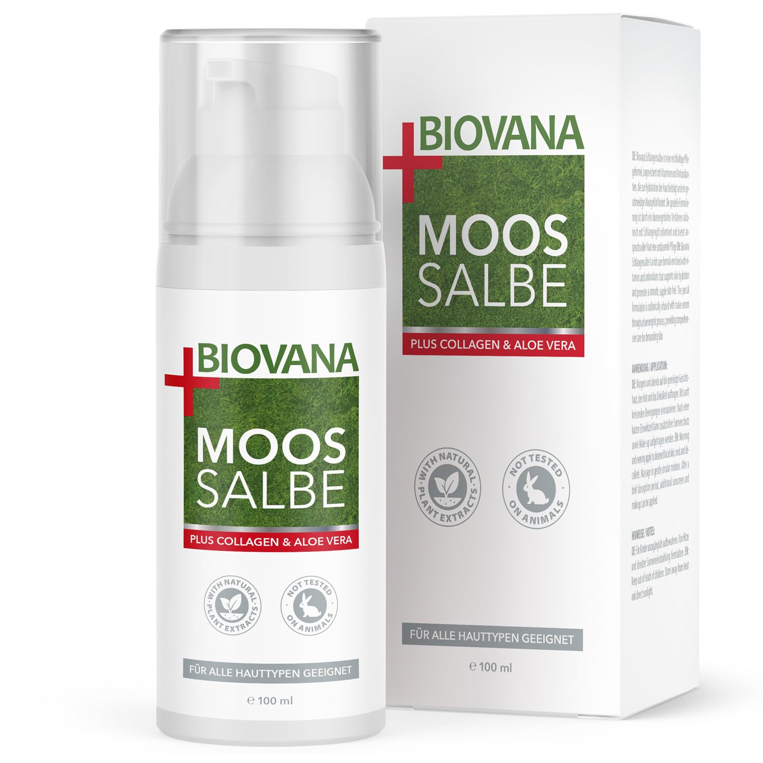 Moossalbe Plus | mit reichhaltigen Pflegestoffen | für jeden Hauttyp | Inhalt 100 ml