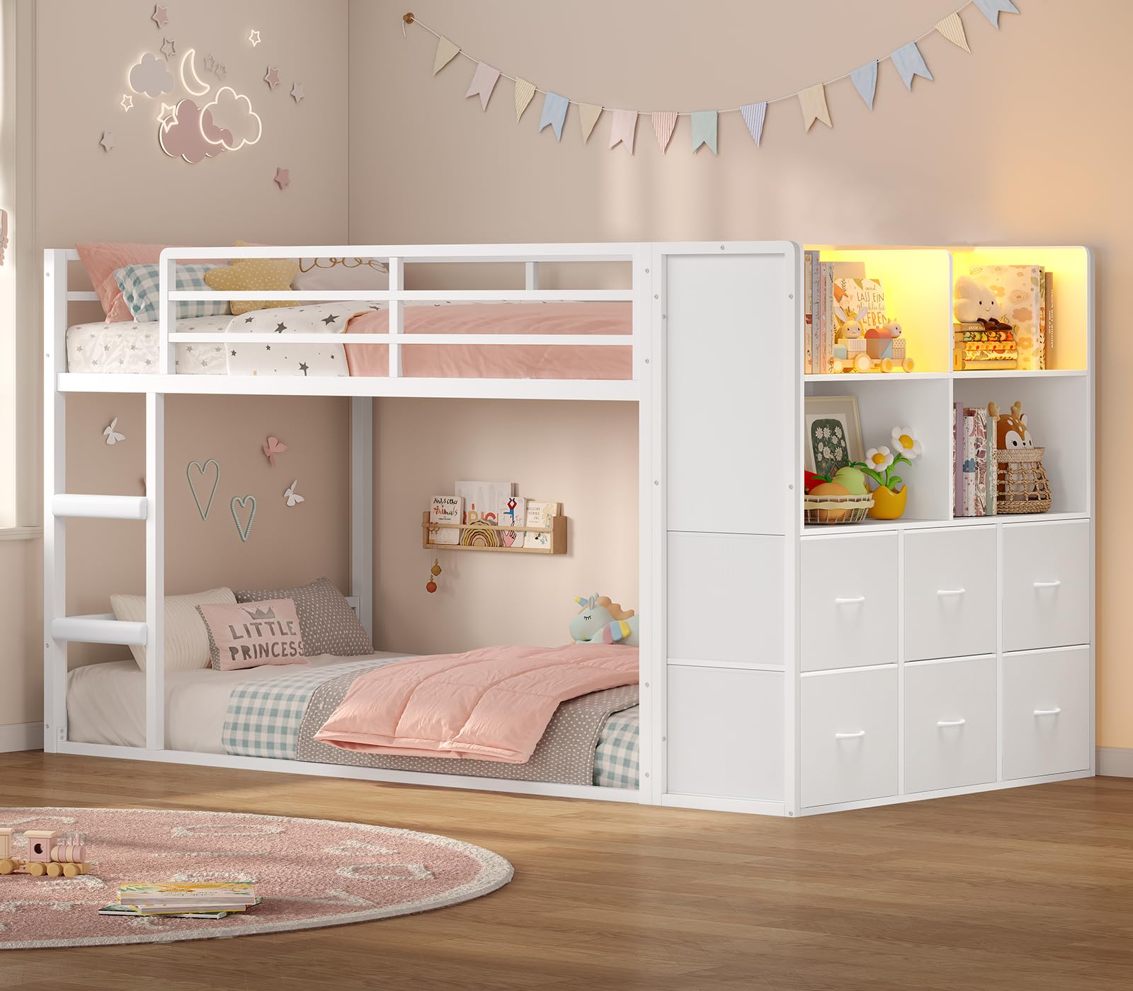 BTHFST Low Twin 6-Drawer