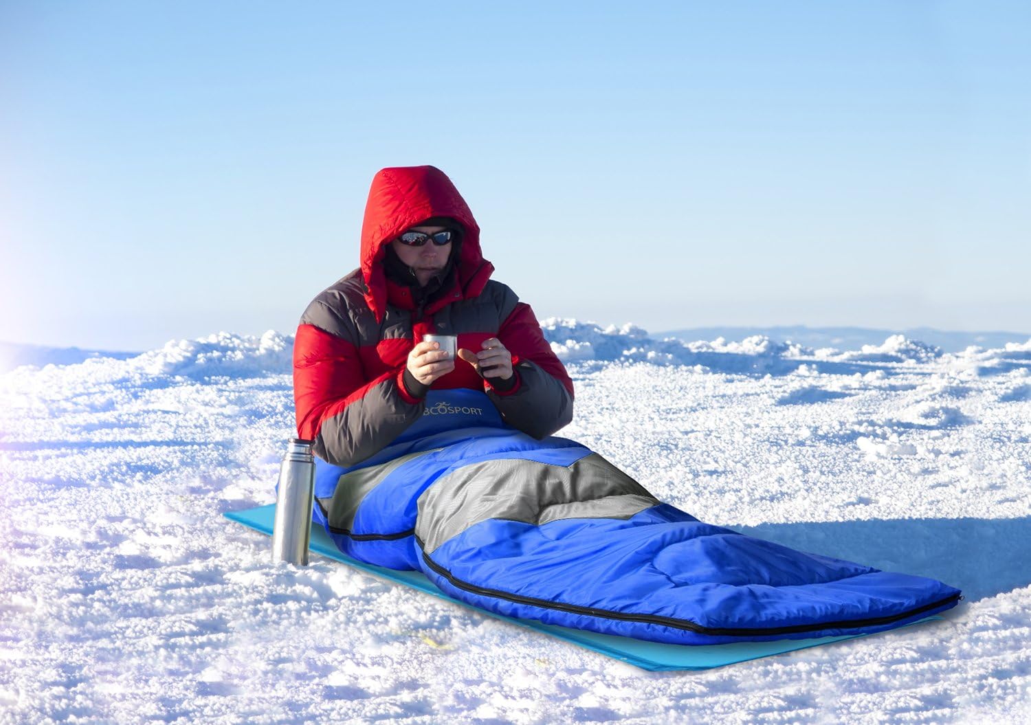 Sleeping Bag – Envelope Lightweight Portable, fort with pr