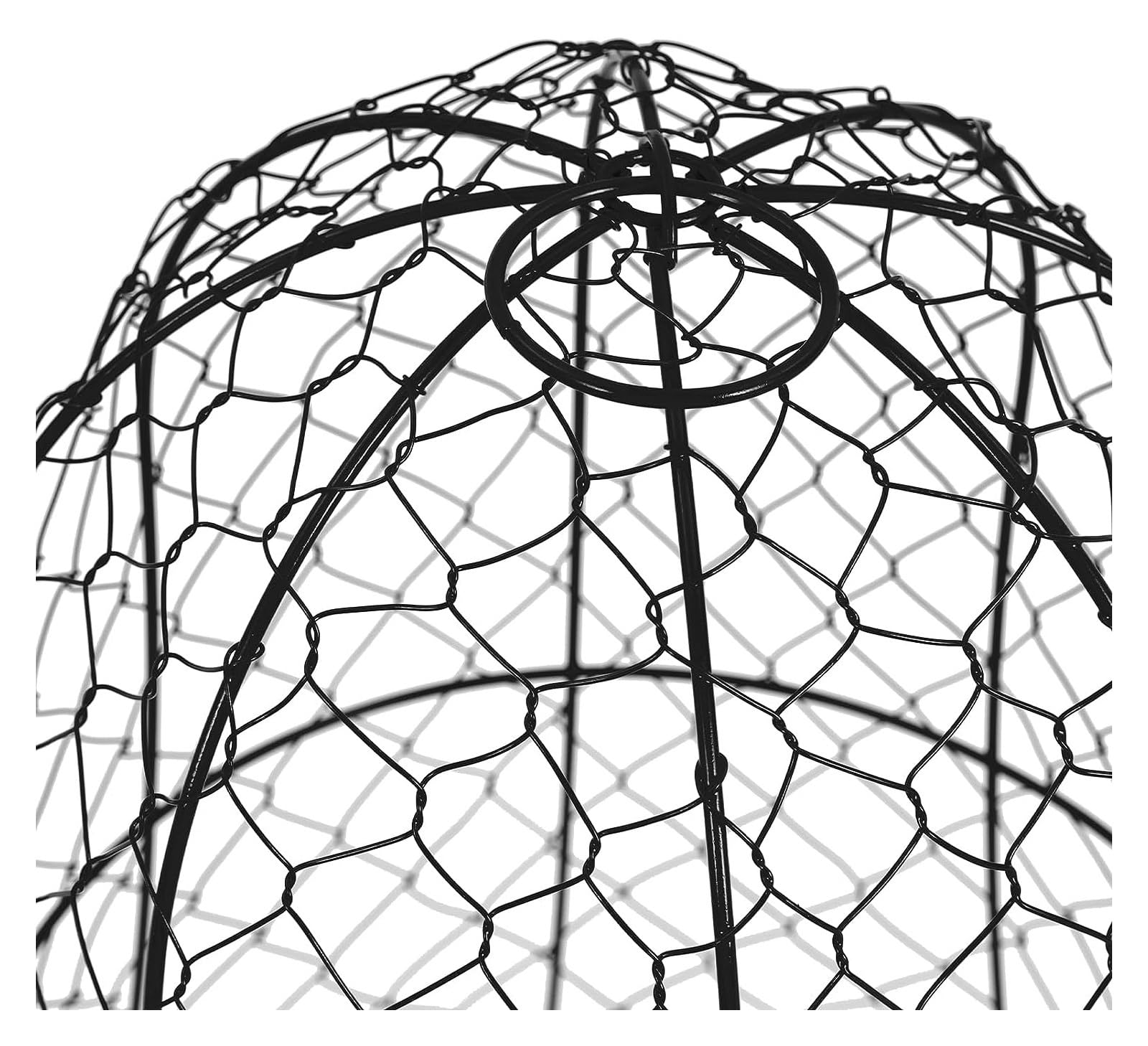 Lot de 6 cloches de jardin pour plantes, protection des plantes en fil de poulet, 32,99 cm de diamètre x 40 cm de hauteur, pour la protection du jardin