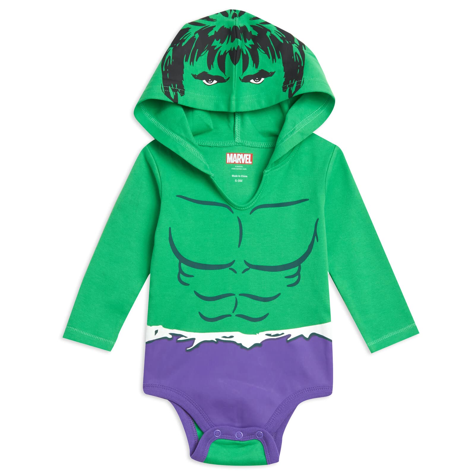 Marvel Avengers Hulk Capitán América Spider-Man Baby - Paquete de 3 mamelucos para cosplay de recién nacido a bebé