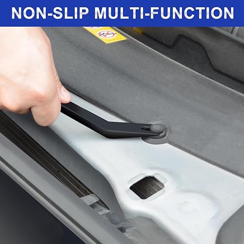 Miniatura 5 de Zecirl Kit de herramientas de extracción de recorte automático, herramienta de palanca de metal, removedor de sujetadores automáticos, juego de