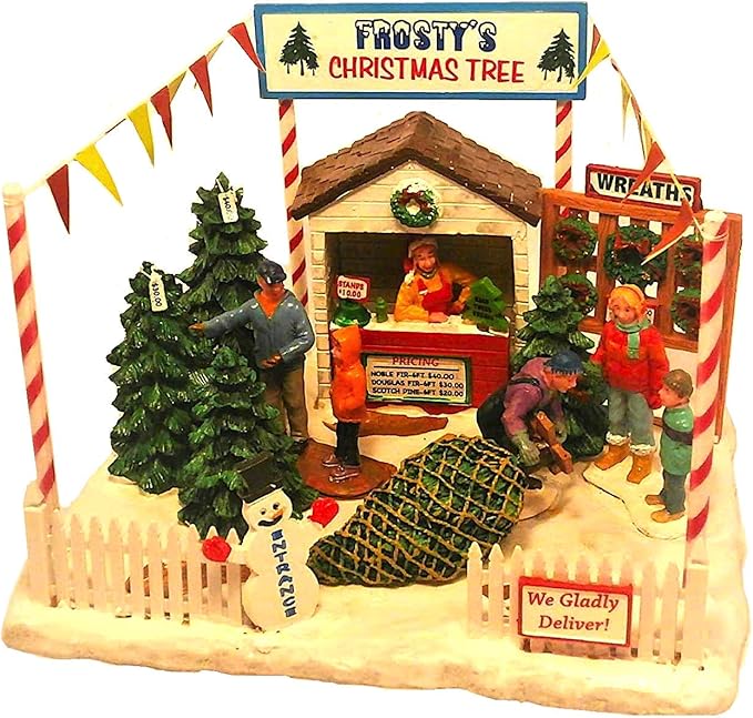 Coventry Cove Frosty's Christmas Tree Lot Table Accent