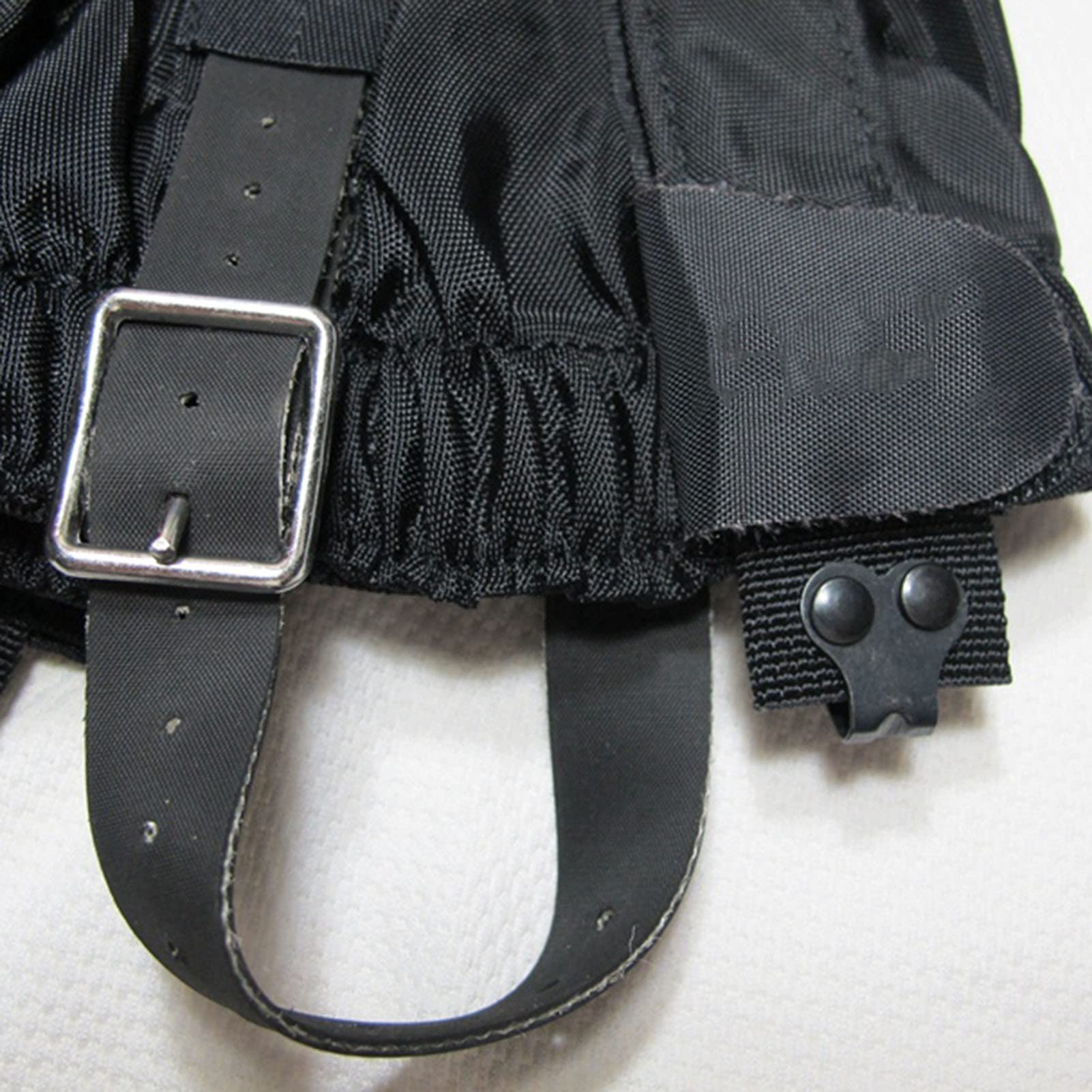 Guêtres De Jambe, Bottes De Guêtres De Serpent Respirantes, Guêtres De Chaussures Légères Réglables, Nylon 420D for l'escalade en Plein Air, La Randonnée Et Les Voyages, Etc.(Noir)