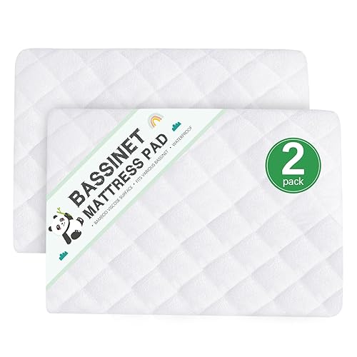 Funda de colchón de cuna para colchón de cuna estándar de 36 x 18 pulgadas, superficie de forro polar de bambú ultra suave y capa extra impermeable,