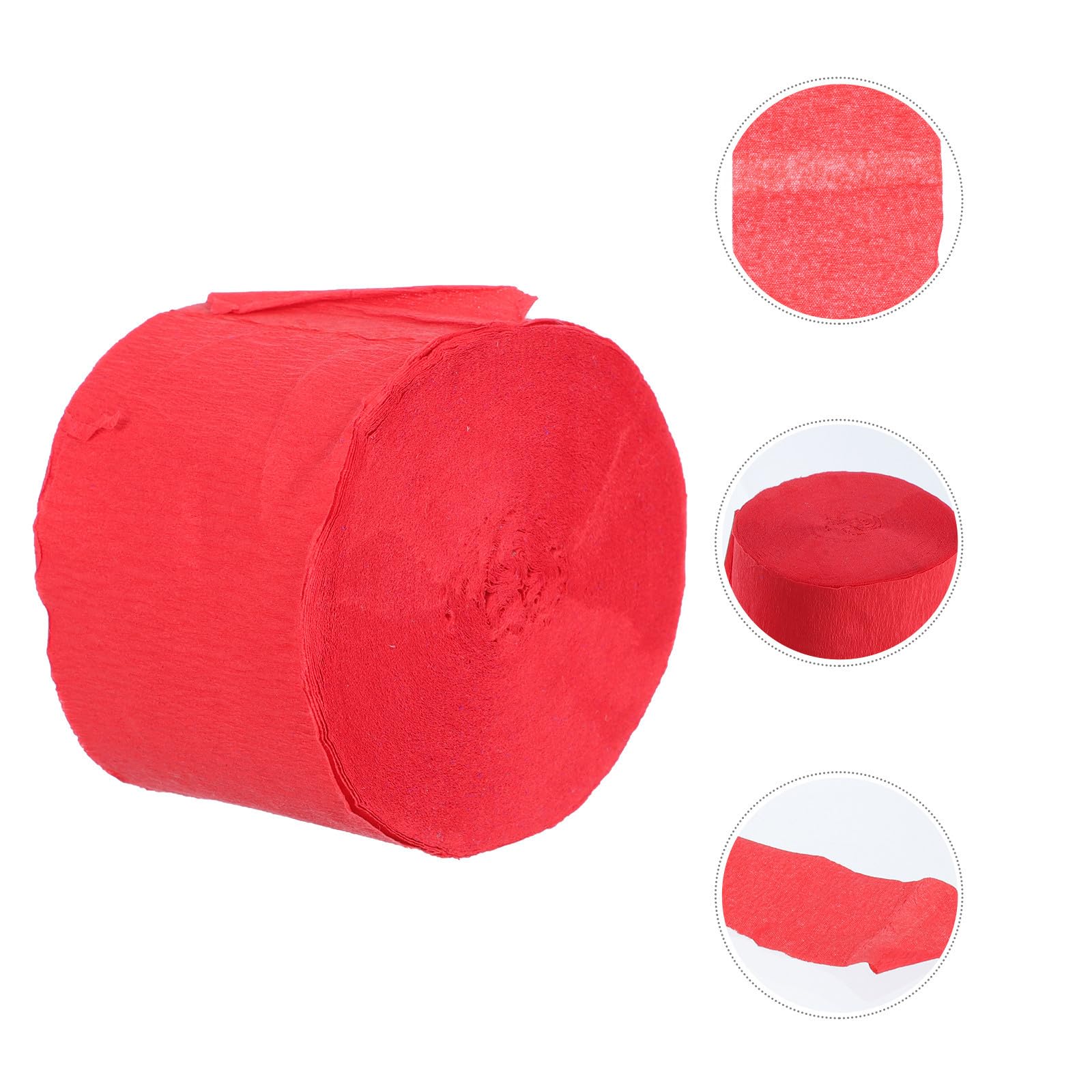 SEWACC Rollen farbiges Krepppapier Weihnachts-Crêpe-Luftschlangen Krepppapier selber machen weihnachts party weihnachten party Weihnachtsband Girlande Weihnachtsschmuck Streamer-Papier