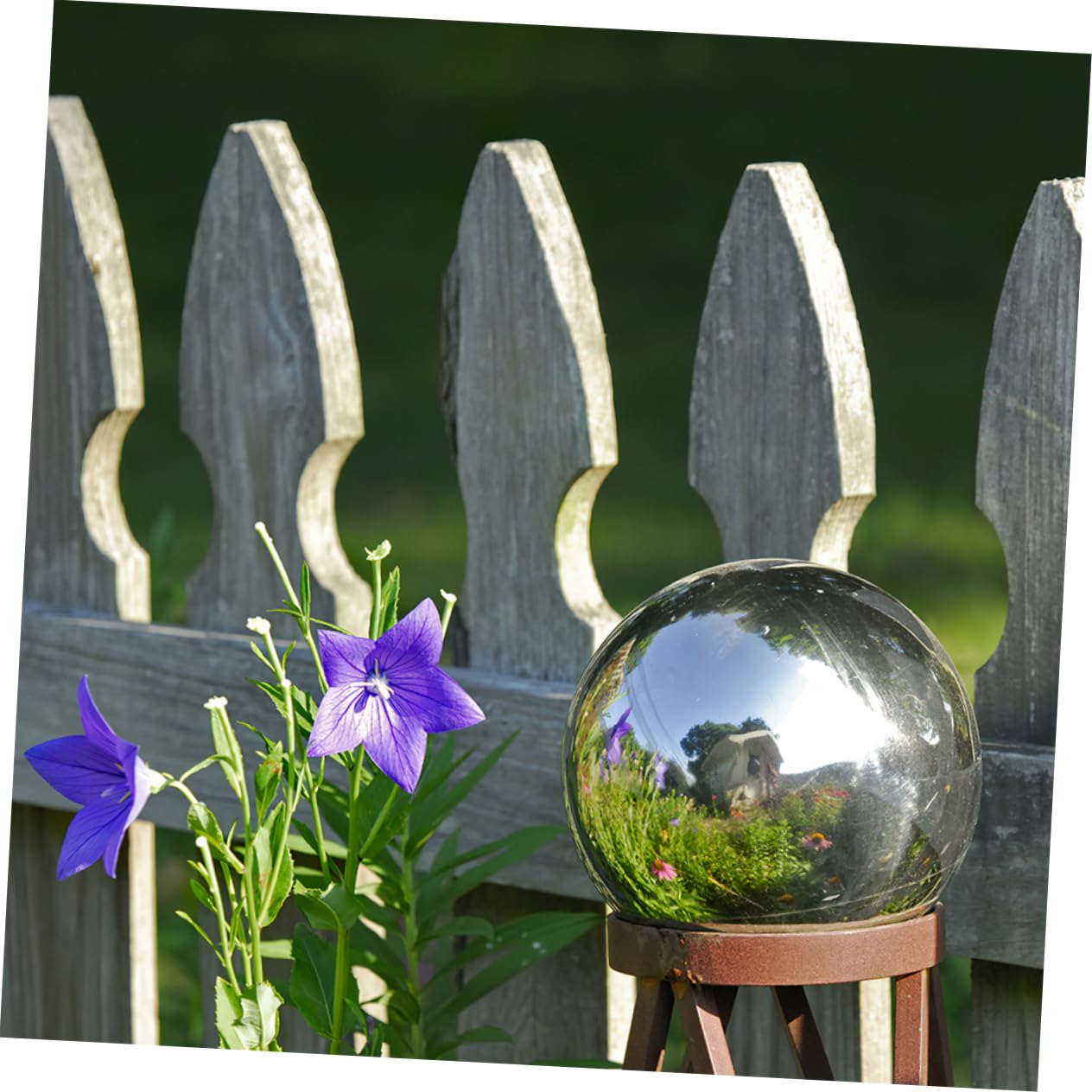 Gazing Acciaio Inossidabile Sfera Riflettente Decorativa Per Giardino Resistente e Leggera Perfetta Per Interni Ed Esterni Abbellisci Tuo Spazio
