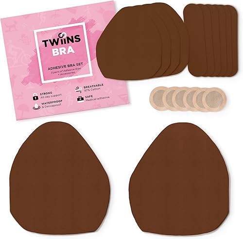 Cinta de levantamiento de senos - 3 pares con cubiertas para pezones - Cinta para tetas - Cinta para tetas - Cinta para tetas