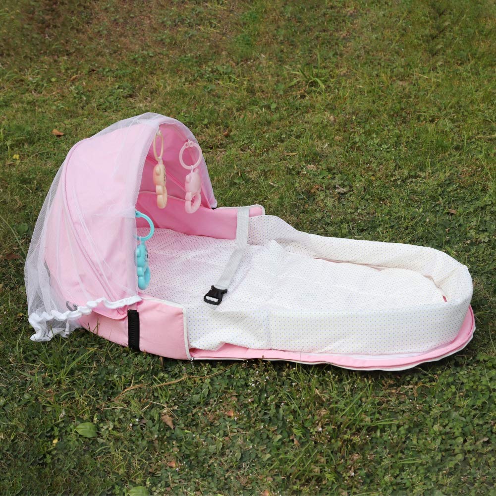 Portable Baby Bed Foldable Newborn Baby Travel Cot
