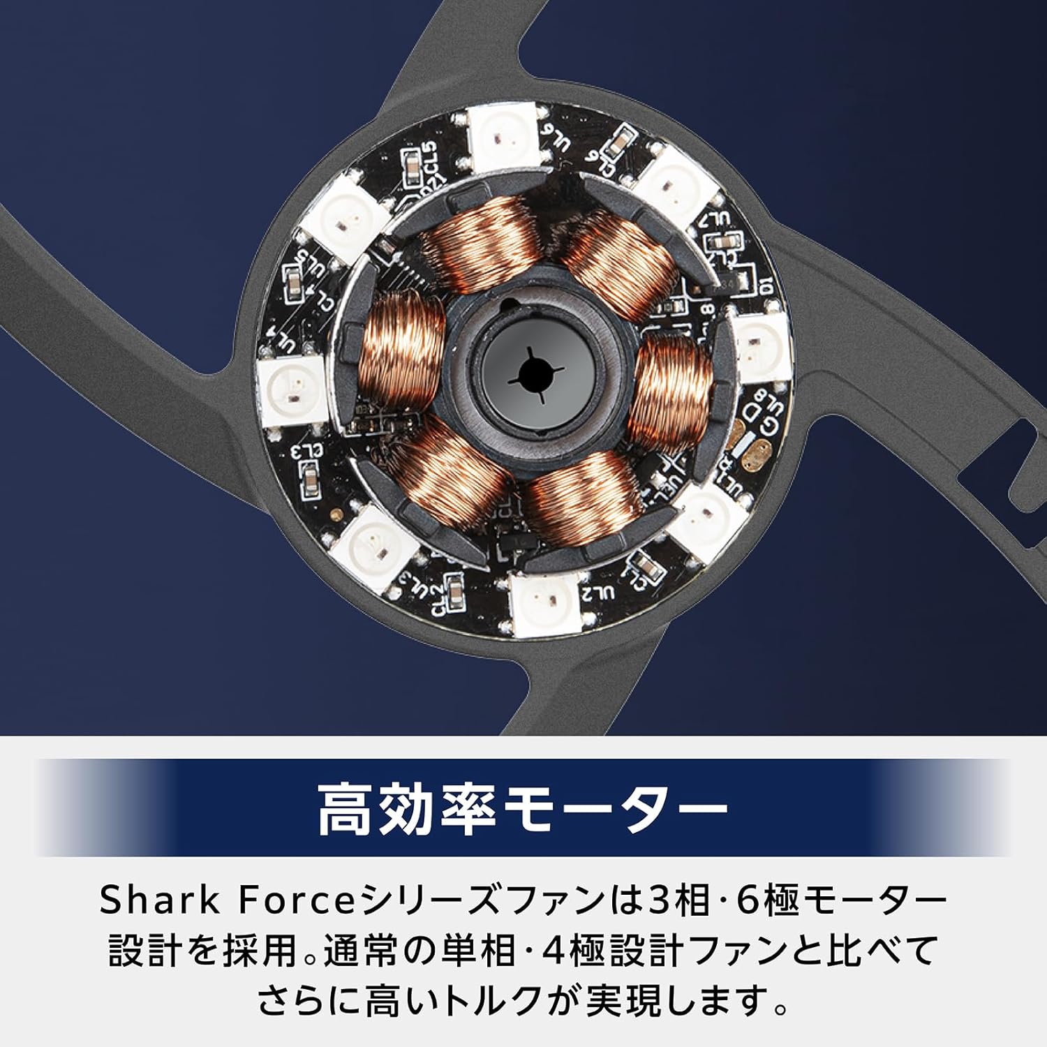 Silver Stone Silverstone PWM ARGB Compatible Fan, 5.5 inches (140 mm), Performance Enhancement, Shark Force 140 ARGB/Official Distribution Product in Japan