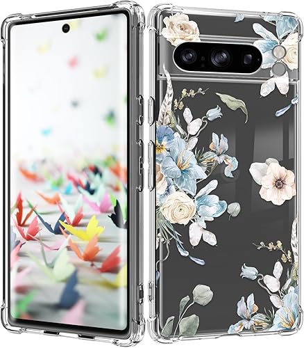 Miniatura 6 de Dcwunk Funda para Google Pixel 8 con protector de pantalla, protección de lente para cámaras, funda protectora suave a prueba de golpes para