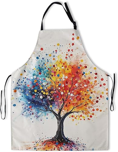 Delantales de cocina resistentes a las manchas impermeables para parrilla barbacoa hornear 27 x 31 pulgadas