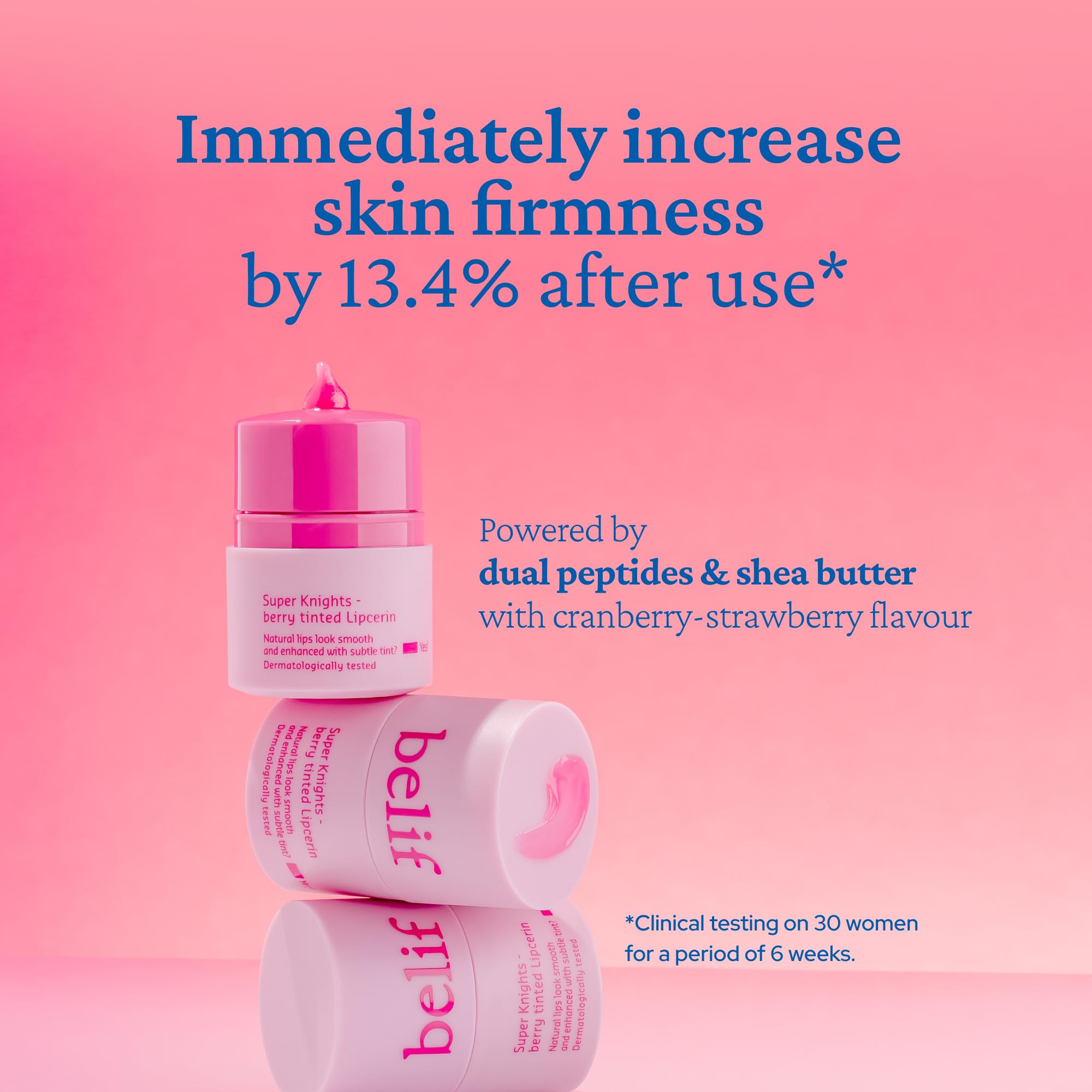 belif Super knights - berry tinted Lipcerin, Pink, 15g - Image 2