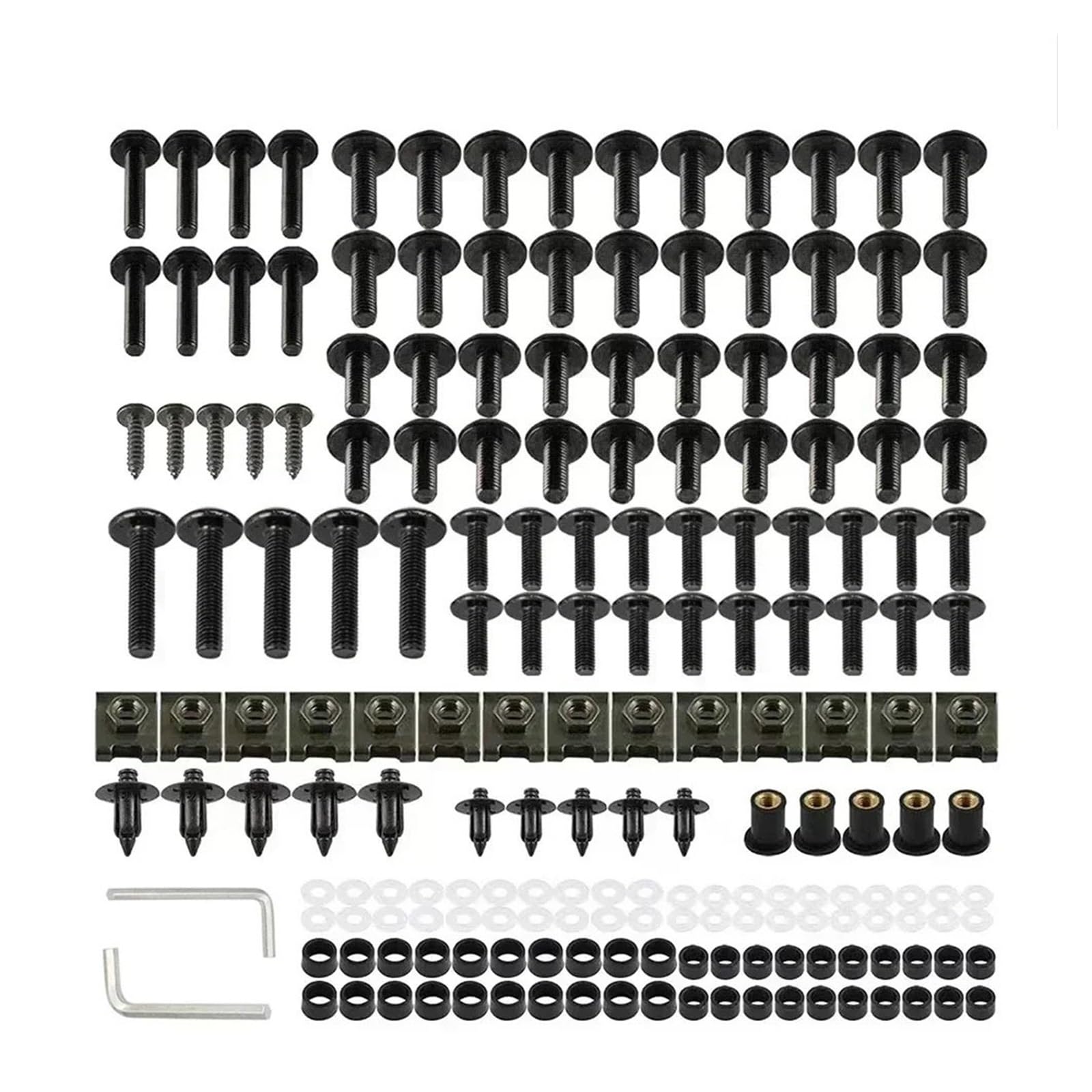 Tornillos carenado moto Para Hon@&da CB 250/350/1100/1100F/1100EX/1100A Naked/Deluxue ABS NC700XA Kit De Tornillos Y Pernos De Carenado Para Accesorios De Motocicleta