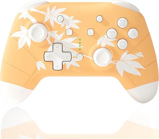Amazon Switch Oeld コントローラー スイッチ コントローラー プロコン Hd振動 6軸ジャイロセンサー搭載 Turbo連射機能付き ワイヤレス スリープ解除 Nintendo Switch Oled Switch Lite対応 限定楓柄 プロコントローラー 日本語取扱説明書 Mytrix ゲームソフト