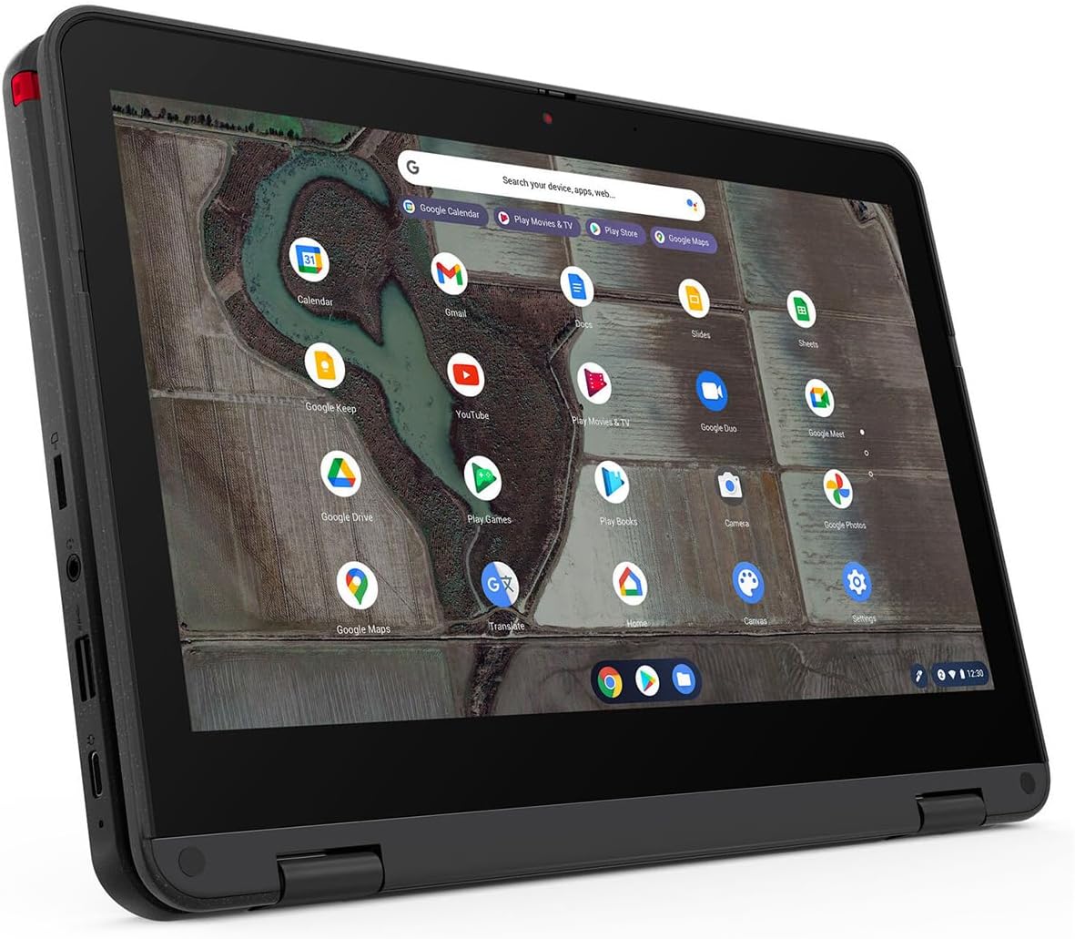 Lenovo 500e Chromebook Gen 3 82JB0001US 11.6" Touchscreen Convertible 2 in 1 Chromebook - HD - 1366 x 768 - Intel Celeron N5100 Quad-core (4 Core) 1.10 GHz - 4 GB Total RAM - 32 GB Flash Memory -