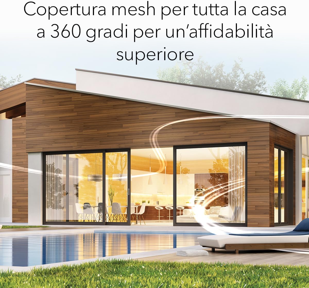 Orbi Serie 770 | WiFi 7 Mesh System | RBE773 | Router wireless + 1 satellite | Fino a 11 Gbps | Copre 540 m-¦ | Supporta 100 dispositivi | Porta Internet 2,5 GB | Tri-Band BE11000| Kit da 3 - Powerline - Immagine 3