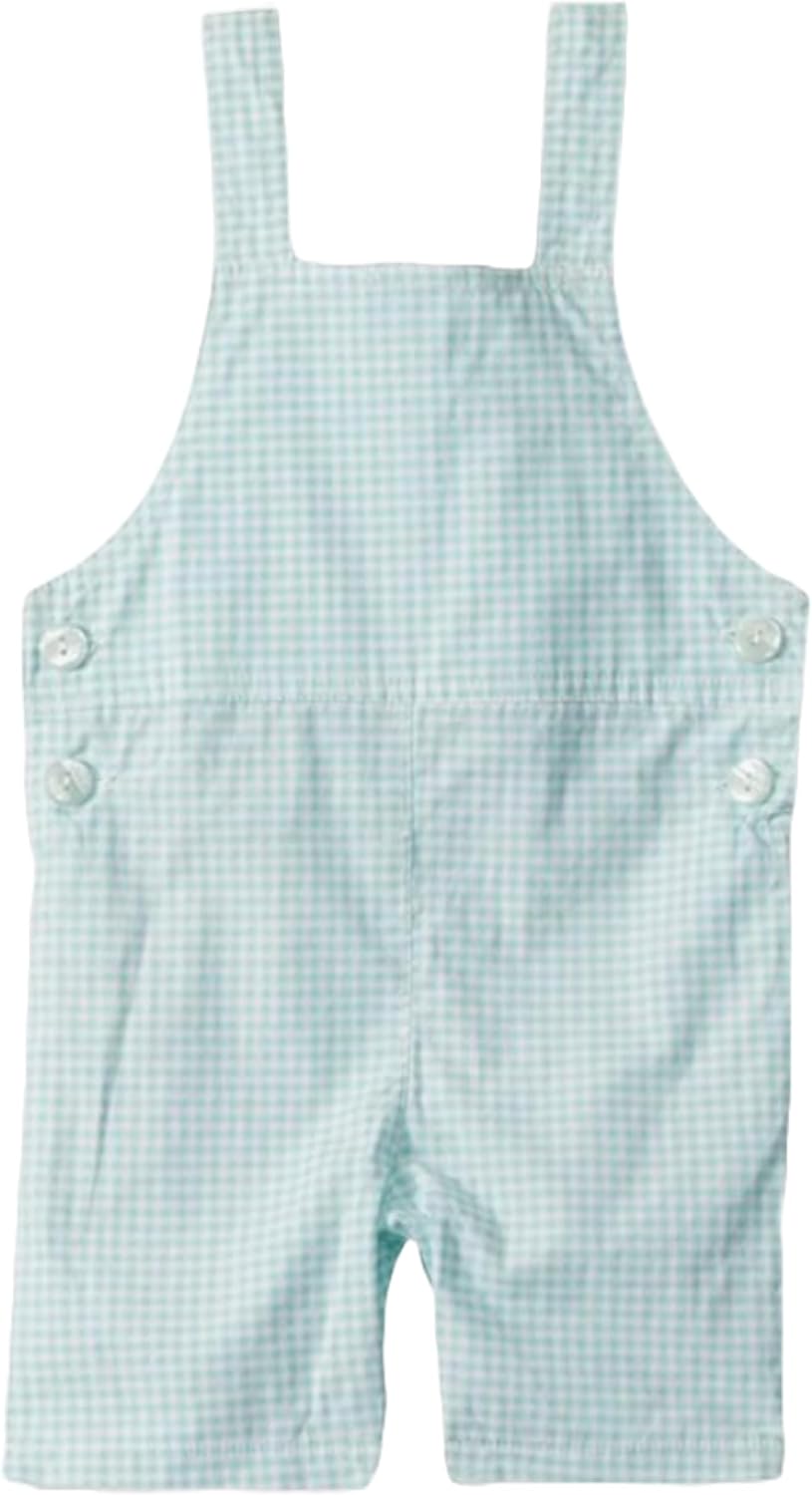 Munki Munki Baby Gingham Overalls