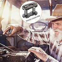 Vista 4 de OIIKI Paquete de 6 eslabones de conexión de cadena de rodillos #520, conector maestro sin junta tórica, serie 520, estándar para máquinas agrícolas