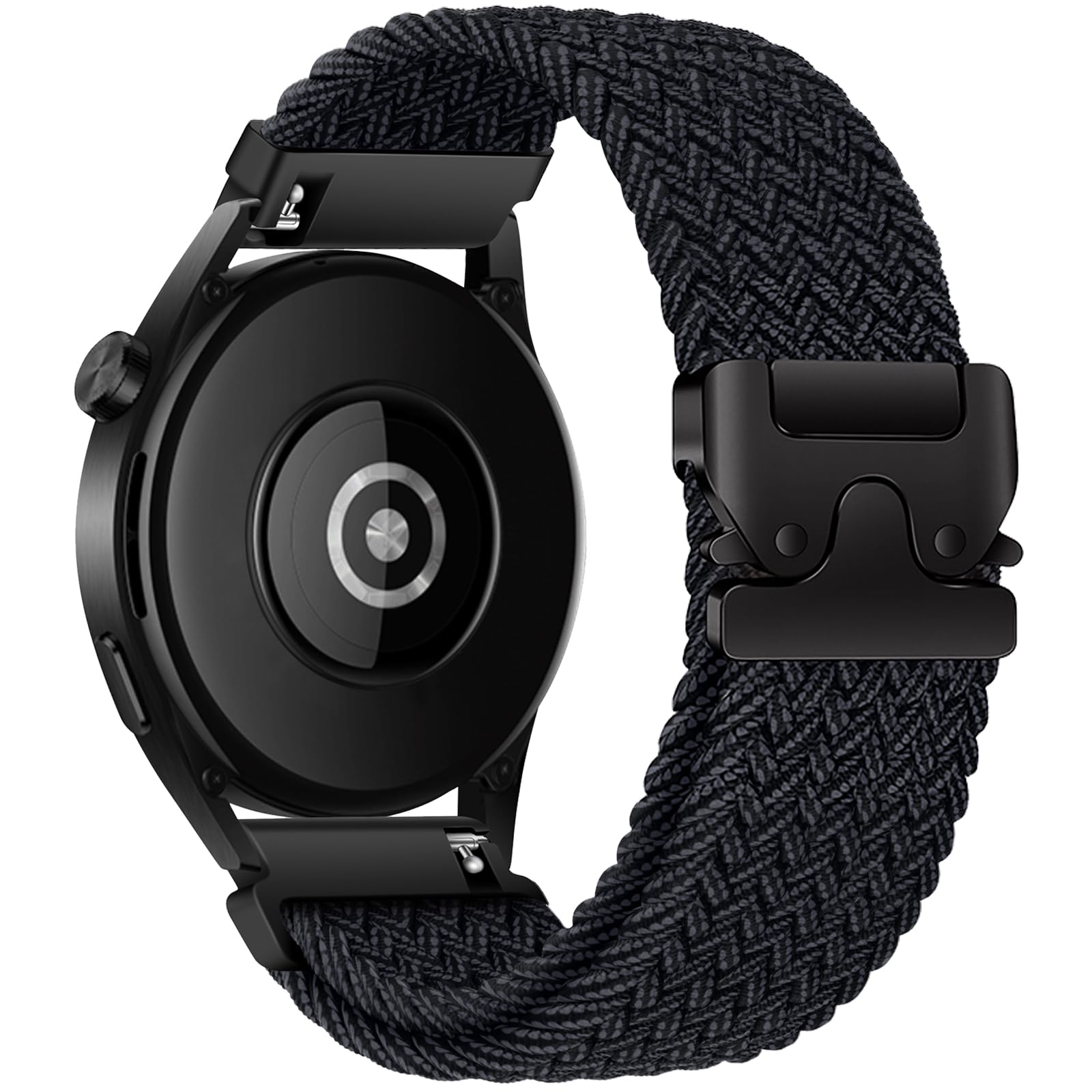 Compatible with Samsung Galaxy Watch 7 Strap 20mm Braided Solo Loop for Galaxy Watch FE 6 5 4 40mm 44mm/6 Classic 43mm 47mm/Watch 5 Pro 45mm Belt with Magnetic Parachute Buckle-image-41