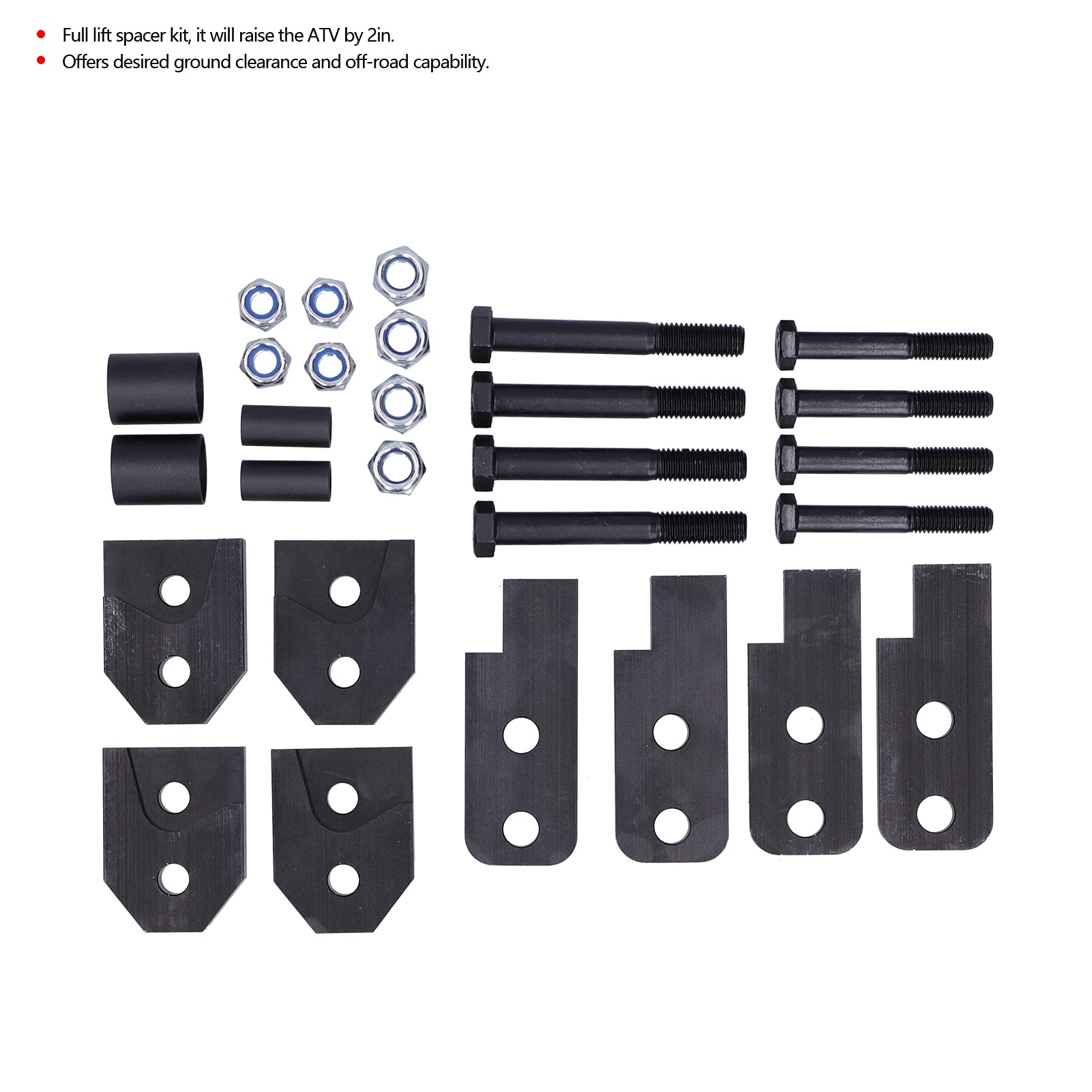 2in Kit di Sollevamento Completo Adatto per Adatto per Rhino 450/660/700