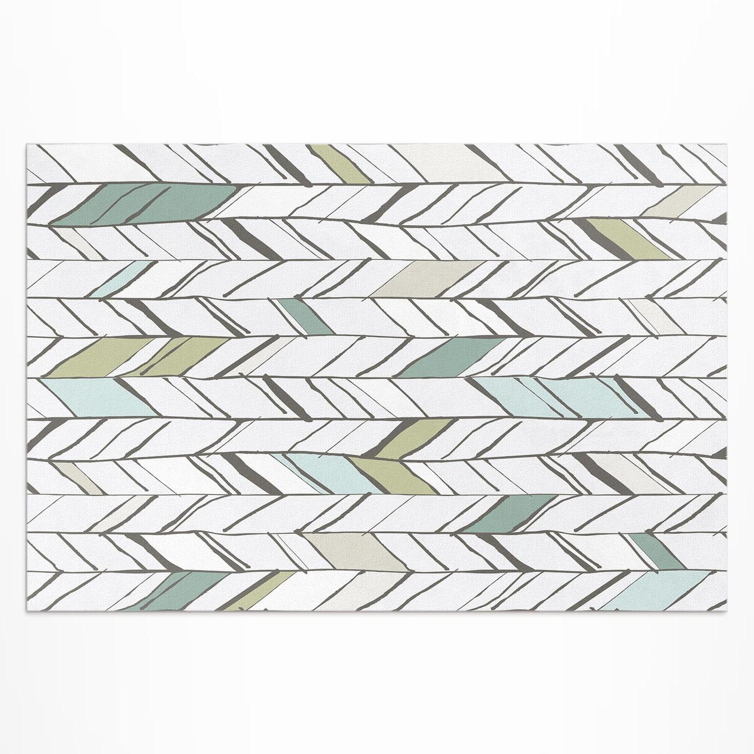 Tapis sol vinyle rectangle 100x150cm imperméable décoration balcon terrasse extérieur