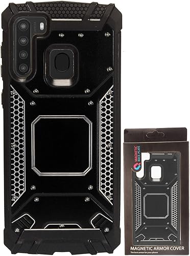 Miniatura 7 de Para Samsung Galaxy A21 (SM-A215) - Funda de aluminio de metal para teléfono - ZY1 Azul