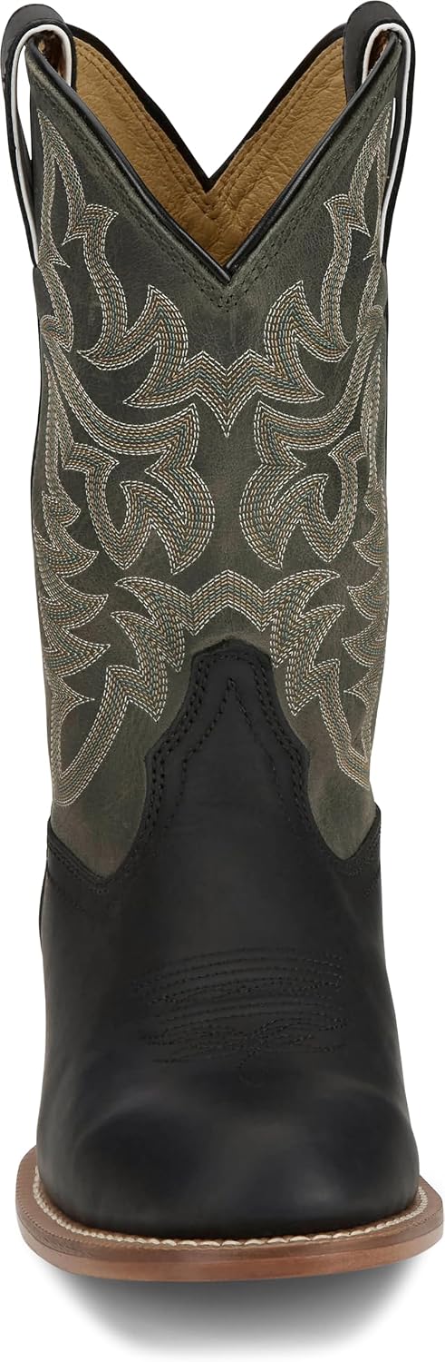 Justin Disco Man Western Boot - Men's 11" Retro Style Footwear, Vibrant Dance Floor Fashion, Party-Ready Design, Comfortable Fit