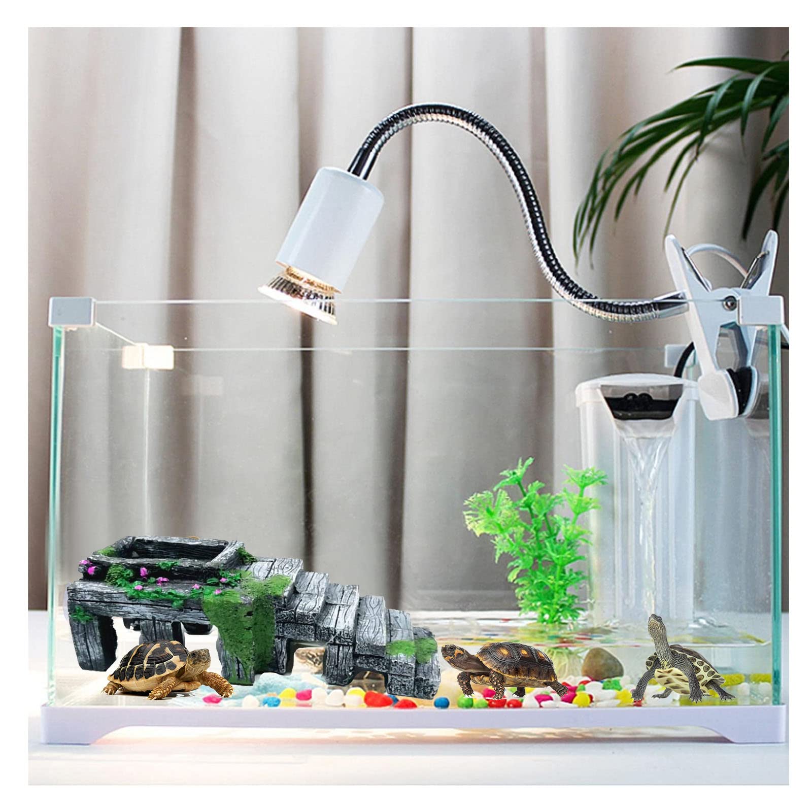 Schildkröten Plattform Für Aquarium - Schwimmende Basking Plattform Mit Saugnäpfen