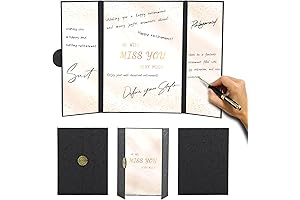 Elegant We Will Miss You Signature Board for Cherished Farewells