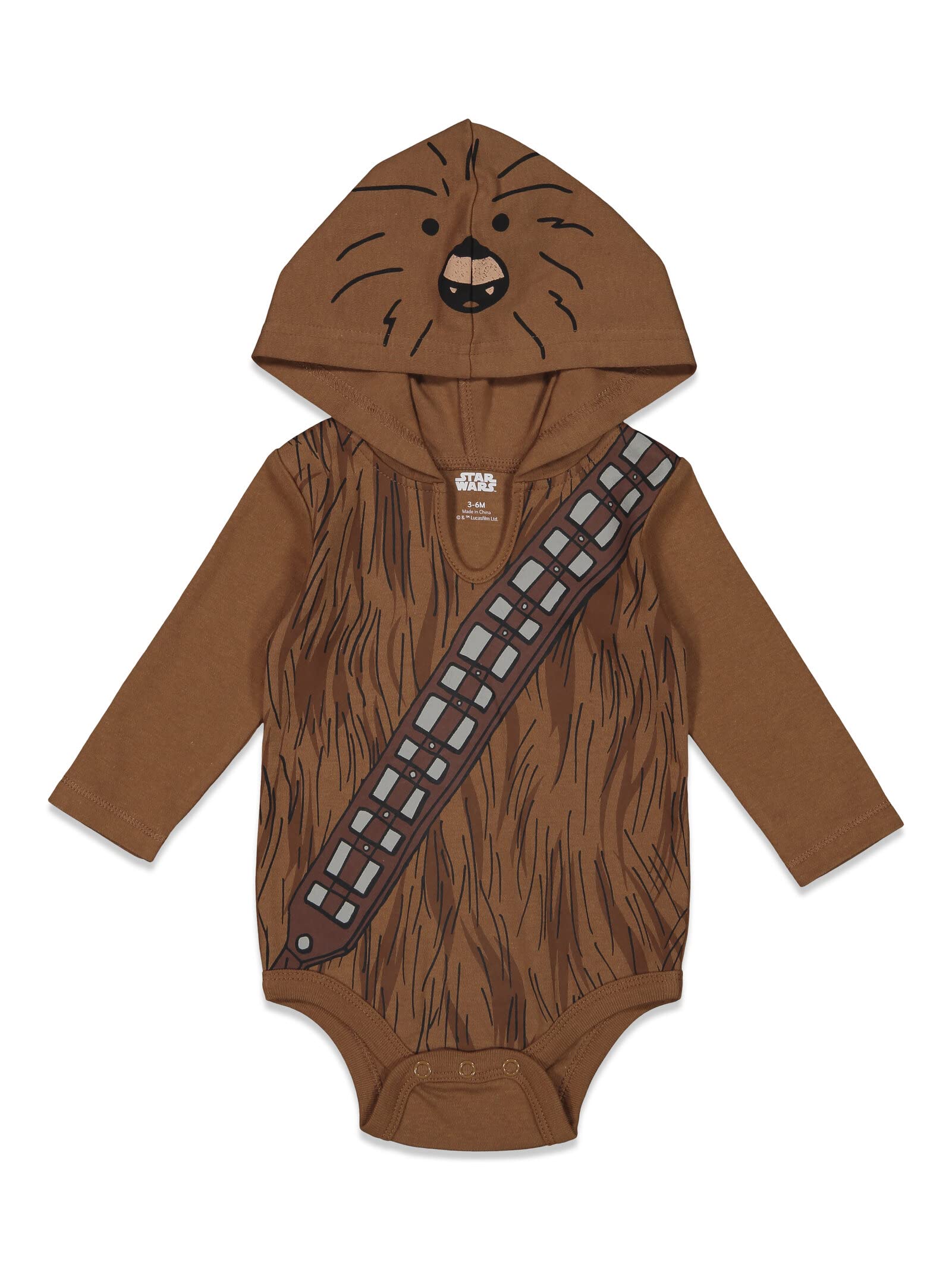 Star Wars Darth Vader Chewbacca Stormtrooper - Traje de manga larga (3 unidades)