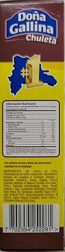 Miniatura 4 de DONA GALLINA CHULETA 24 COMPRIMIDOS -240 GRAMOS CALDO CON SABOR A CHULETA AHUMADA