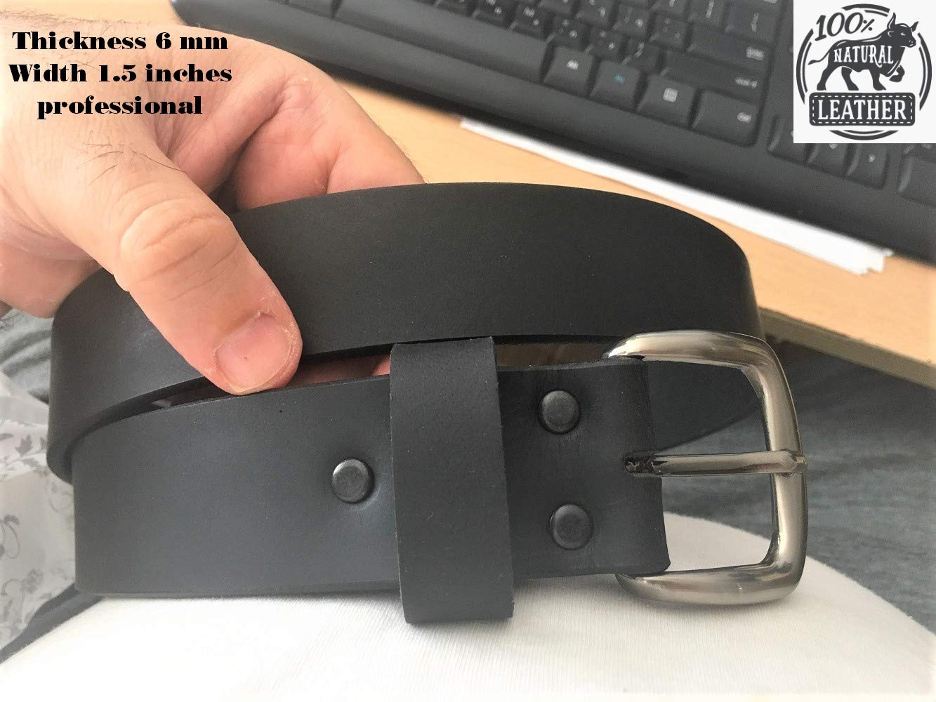 I.D.F Weapon Supply CCW Gun Belt Holster. 100% Buffalo Leather! Worlds Best! (36)