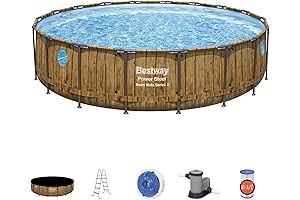 Power Steel Swim Vista Series II 18' x 48" Round Above Ground...