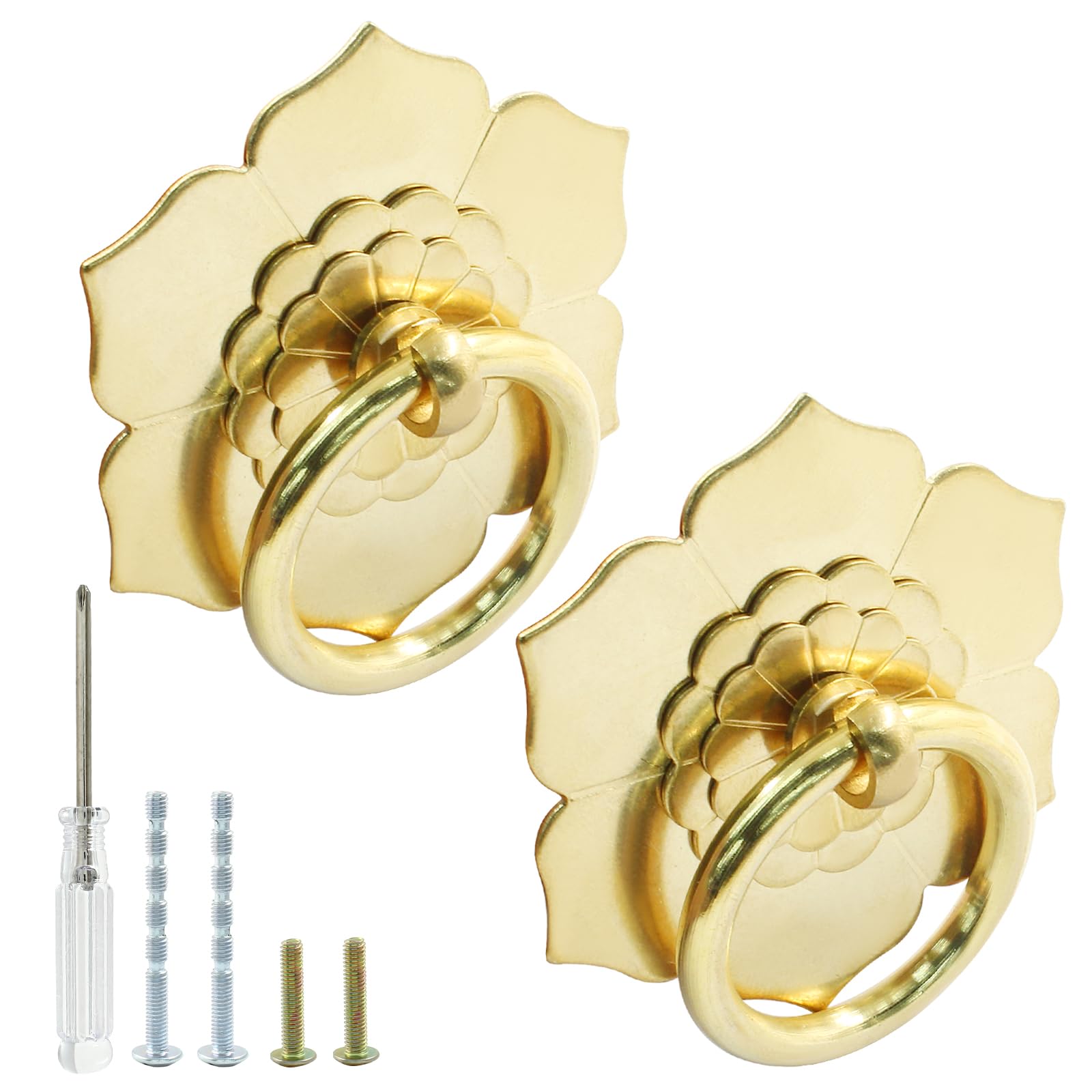 Antique Bronze Drawer Pulls - 12 Pack -7