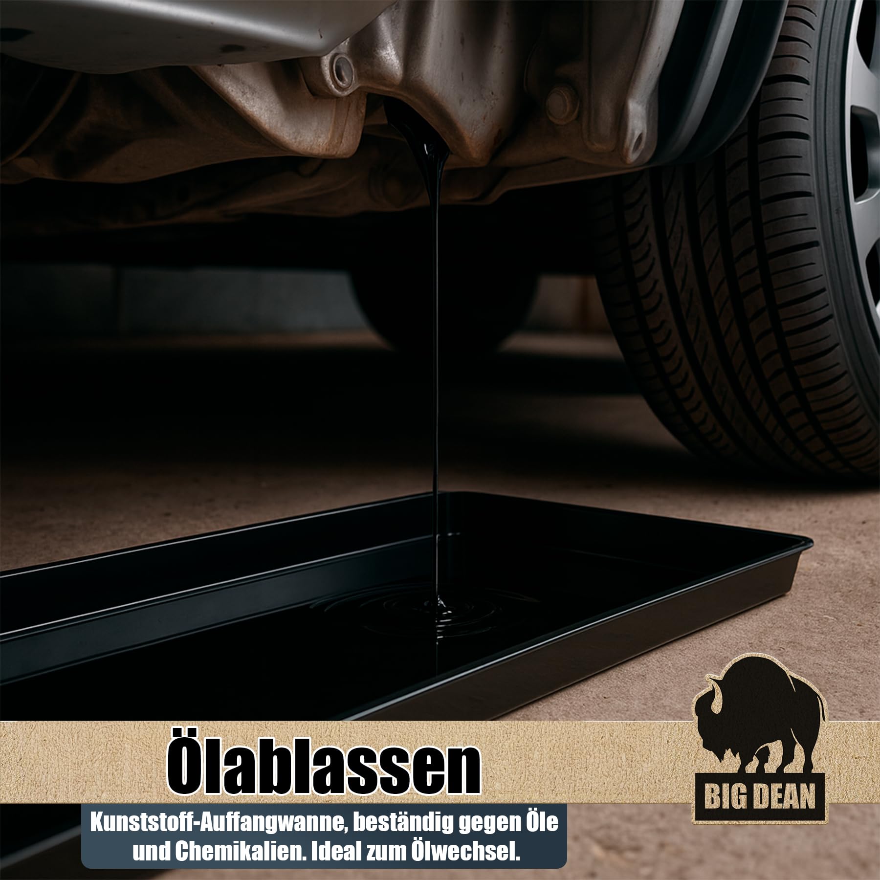 BigDean XL Wanne Universal als Pflanzschale Ölwanne Katzenklo Schuhabtopfschale Made in Europe