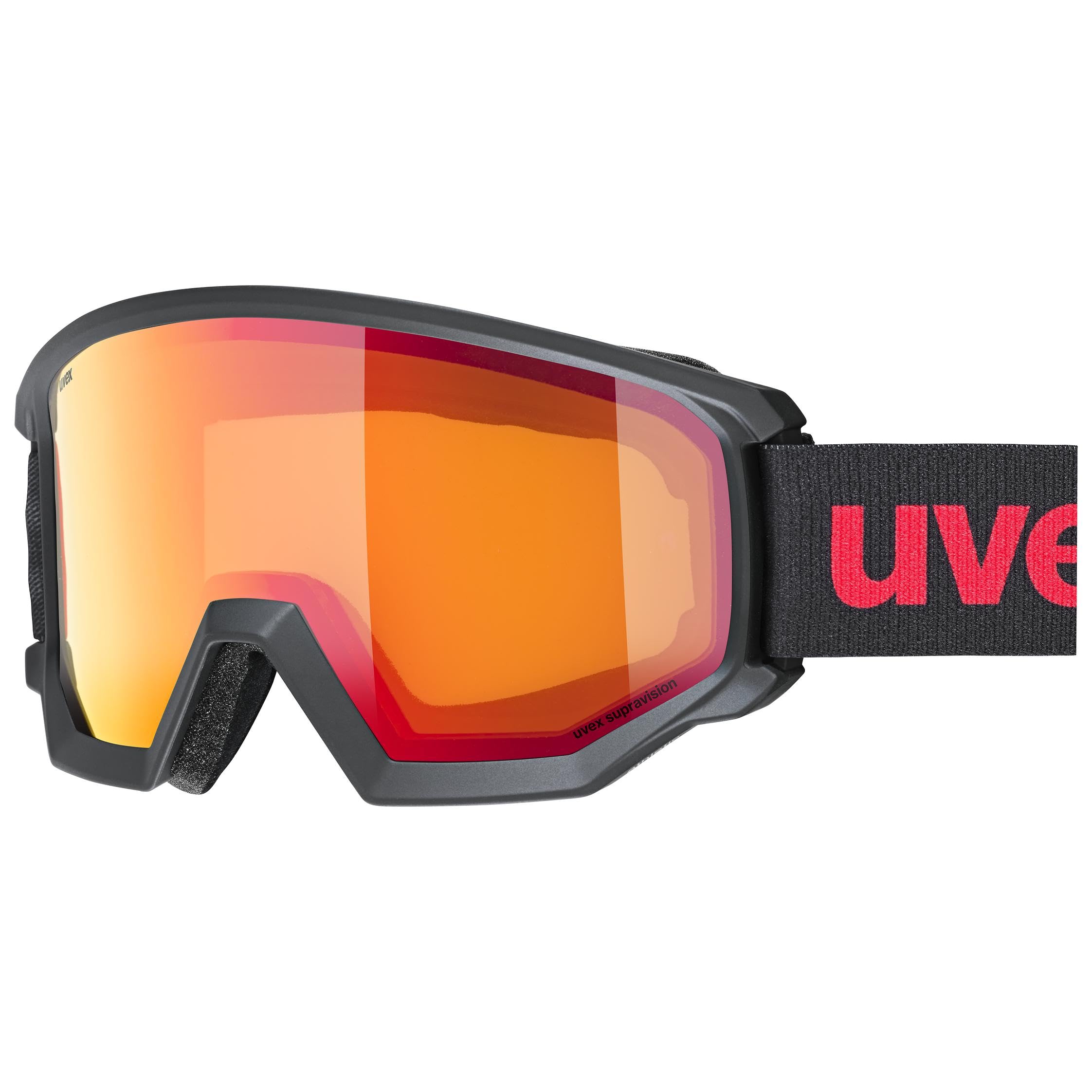 Skibril Uvex Pwdr FM Black Matt Green
